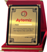 Kadife kutulu plaket