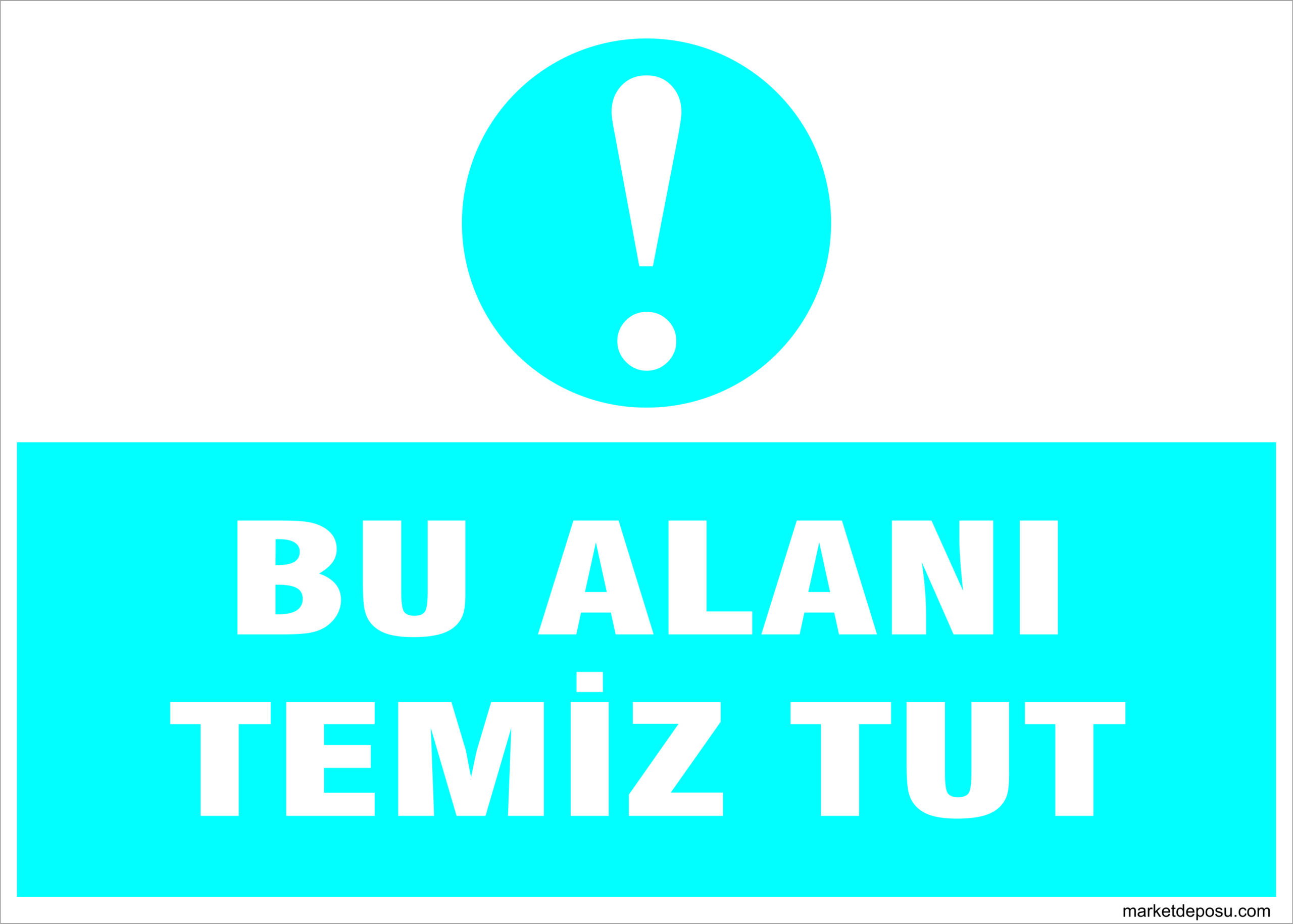 Bu Alanı Temiz Tut Bu Alanı Temiz Tut - Görsel 1