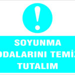 Soyunma Odalarını Temiz Tutalım